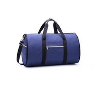 Sac polochon de Voyage Grande capacité for Hommes et Femmes, Sac à bandoulière Rangement Costume, Grand Pliable Oxford étanche, Bagages for(Blue)