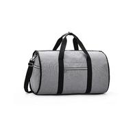 Sac polochon de Voyage Grande capacité for Hommes et Femmes, Sac à bandoulière Rangement Costume, Grand Pliable Oxford étanche, Bagages for(Grey)