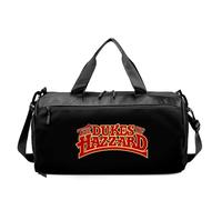 Sac polochon Hazzard G.e.ner.al L.EE Car, Sac de Sport Multifonction avec Plusieurs Poches, Parfaite pour W nds et Voyages Courts, Sport(Black)