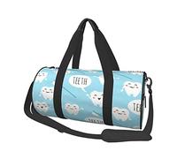 Sac polochon Rond Sac de Voyage Mignon Dentiste hygiéniste Dentaire avec Sac à Main de Poche intérieure pour la Natation
