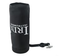 Sac portable pour baguettes conçu avec un extérieur étanche et une pince de montage facile à utiliser (noir)