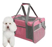 Sac Portable pour Chat 1360 g - Nouveau Sac à Main Pliable pour Chien à Une épaule pour Animaux de Compagnie | Sac de Transport pour Animaux de Compagnie Transparent et Respirant en Diagonale de 47 x