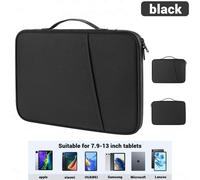 Sac Portable Pour Ipad Pro 11 12.9 Ipad 7 8 9 Gen Air 4 5 Ipad Tablette Sac Pour Samsung Galaxy Tab S7 Fe S8 S9 Plus A8 S6 Lite Étui.Nylon Black.For 12.9-13 Inch