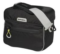 Sac porte-bagages Basil Miles - 6l jaune/noir en polyester pour vélo loisir