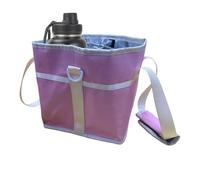 Sac porte-bouteille d'eau - 7,87 x 7,87 pouces, sac de transport avec capacité, bandoulière réglable | Randonnée Voyage Maison Gym Camping École Parc Sports de plein air Randonnée Couverture isolée