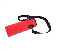 Sac Porte-Bouteille d'eau avec Sangle Réglable, Manchon en Néoprène Portable, Protection Thermique Isolée pour la Course à Pied et Le Fitness (Rouge)