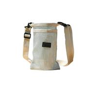 Sac porte-bouteille d'eau - manchon en de nylon, sac de transport à sangle réglable, sacs pour bouteilles d'eau pour l'entraînement, la randonnée, le shopping | Poche portative de tasse de bois