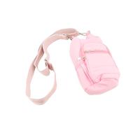 Sac Porte-bouteille étanche, Sac Portable avec Poches, Bandoulière Réglable, Poches pour le Sport, le Cyclisme, la Randonnée, le Camping, 3 Couleurs 5,1 X 5,1 X 8,7 Pouces (Rose)