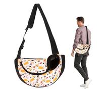 Sac Porte Chien - Sacoche De Transport pour Petit Animal De Compagnie en Tissu Oxford | Écharpe Porte-Chiot - pour Extérieur Shopping Promenades Quotidiennes Courts Voyages Et Voyage