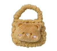 Sac porte-clés en peluche douce pour écouteurs en forme d'ours tricotés pour enfants et adolescents, 06Style, Beauté de masse