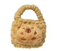 Sac porte-clés en peluche douce pour écouteurs en forme d'ours tricotés pour enfants et adolescents, 05style, Beauté de masse