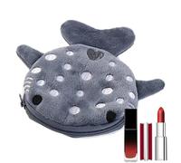 Sac porte-clés - Porte-monnaie requin, mini sac à fermeture éclair, accessoire pour | Module de rangement compact, porte-monnaie multifonction pour les qui transportent de petits