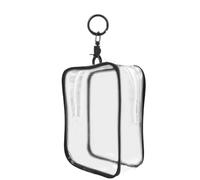 Sac porte-clés transparent - Mini aveugle pour poupée | Sacs portables en PVC pour petites poupées | Sac de présentation transparent avec porte-clés | Sac à porte-clés carré | Porte-clés suspendu pour