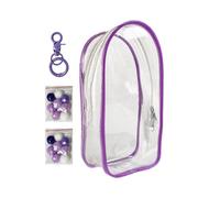 Sac Porte-clés Transparent, vitrine pour Figurines | Petit Sac Porte-clés de pour présenter la Figurine, vitrine de avec balles, Emballage de en Coton, Sac Transparent avec