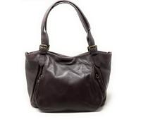 Sac porté épaule en cuir italien lisse - OH MY BAG - ELTON - Marron - Femme