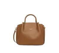 Sac porte main Lancaster en cuir Ref 45316 Camel in or 30*27*16 cm