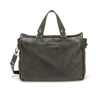 Sac porte main soufflets G/bleu - Arthur&Aston - Cuir - Homme Noir
