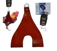 Sac Porte-Poulet - Harnais pour volaille pour peser et | Porte-Poules avec Sangle réglable en Nylon/ABS, Affichage Transparent, Stable et Durable, capacité de 35 kg, Instrument agricole