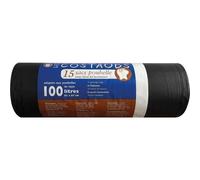 Sac poubelle 100l costaud x15