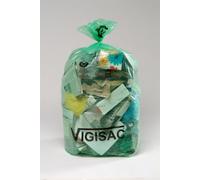 Sac poubelle 110L pour tri sélectif - Vert - Lot de 250