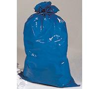 Sac poubelle 120l 80mic bleu 20 pcs/paquet