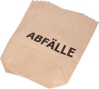 Sac poubelle 70l 70g 2 plis papier brun natron 25 pcs/paquet