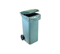 Sac poubelle 80-120 litres pour conteneurs - paquet de 200 - Noir - Jm plast