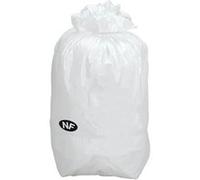 Sac poubelle blanc 100 litres NF - Colis de 200