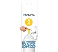 brabantia Sacs Poubelle PerfectFit - En Rouleau - 3L (A) - 20 pièces