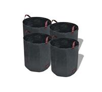 Sac poubelle de jardin Vert foncé 4 pcs 120 L 150 g/m²