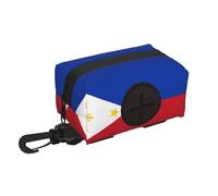 Sac poubelle de voyage pour animal de compagnie avec drapeau des Philippines, idéal pour la randonnée ou le camping à la campagne