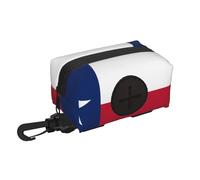 Sac poubelle de voyage pour animal de compagnie Motif drapeau du Texas Essentiel pour la randonnée ou le camping à la campagne