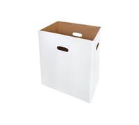 Boîte carton réutilisable HSM I 1 pièce I Robuste I Déchets de broyage | Réutilisable I Poignées sur les deux côtés I Made in Germany I pour destructeurs HSM SECURIO B35
