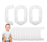 Sac poubelle pour toilettes pour - Polyéthylène et noir, remplacement de rechange portable, insert de bord élastique | Bébé enfant garçon fille maison crèche parc de vac