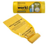 Sac poubelle pour tri sélectif 120L Mercator (10 sacs) - Jaune