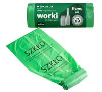 Sac poubelle pour tri sélectif 120L Mercator (10 sacs) - Vert