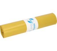 Sac poubelle PREMIUM 13023 120l jaune 25pcs