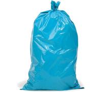 Sac poubelle Premium capacité 120l dimensions 700x1100mm épaisseur 200µ PE bleu