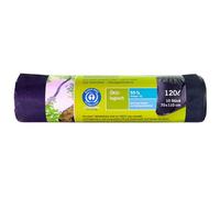 Sac poubelle renforcé, 120 litres, noir