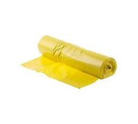 Sac Poubelle - Sacs Poubelle - Rouleau de Sac Poubelle - Sac poubelle Qualité Professionnelle - Sac Poubelle 110 L Jaune - 30 microns - Carton de 200 Sacs