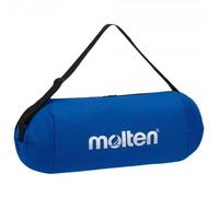 Molten Sac à balles EB004 – Pour 3 ballons de basket, Bleu, 78 x 27 x 27 cm