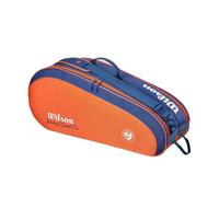 Wilson Sac à raquettes Roland Garros 2026 Team 6 raquettes Orange/Bleu