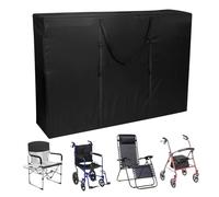 Sac pour accessoires de fauteuil roulant, pochette de rangement pour chaise, étui de transport utilitaire | Organiseur de grande capacité pour équipement de handicap, support quotidien avec sangles