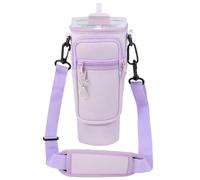 Sac pour Accessoires de Stanley Cup - Sac de Transport pour Stanley Cup - avec Poche pour téléphone - Mousqueton et bandoulière réglable - idéal pour Les Voyages, la randonnée et la Course