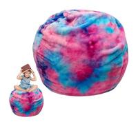 Sac pour animaux en peluche, pouf de rangement pour animaux en peluche | Sac de rangement pour en peluche Panier de rangement en peluche, support en