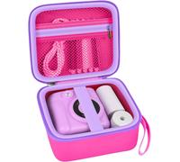 Sac pour appareil photo enfant pour CalineGam HiMont pour enfants verts pour appareil photo instantané Hangrui-Sac pour fille et papier imprimé (boîte uniquement),Rose,Simple