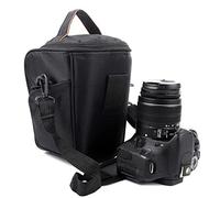 Sac pour Appareil Photo, étui pour Appareil Photo SLR DSLR, Sac à Bandoulière étanche pour Appareil Photo sans Miroir pour Photographes, pour Femmes, Hommes, Noir