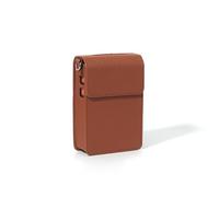 Sac pour appareil photo Instax Mini Link+ Imprimante photo, Housse de protection en cuir PU, étui de protection rétro en cuir avec bandoulière, marron, Sac pour imprimante photo Instax Mini Link+