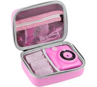 Sac pour Appareil Photo pour Enfants pour Uleway,GlobalCrown,Gofunly,GREPRO,boîte de Rangement pour Appareil Photo,Carte mémoire et Accessoires (étui Uniquement) Rose