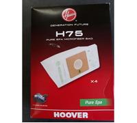 Sac pour Aspirateur - HOOVER - H75,35601663 - 4 Sacs Microfibres - Collecte des Poussières - Mixte